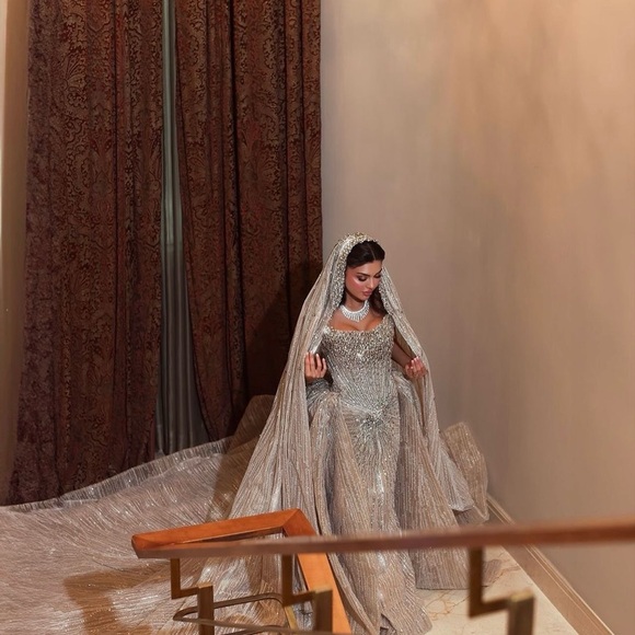 Custom Lena Berisha Enchanted Bridal Gown - Picture 8 of 9